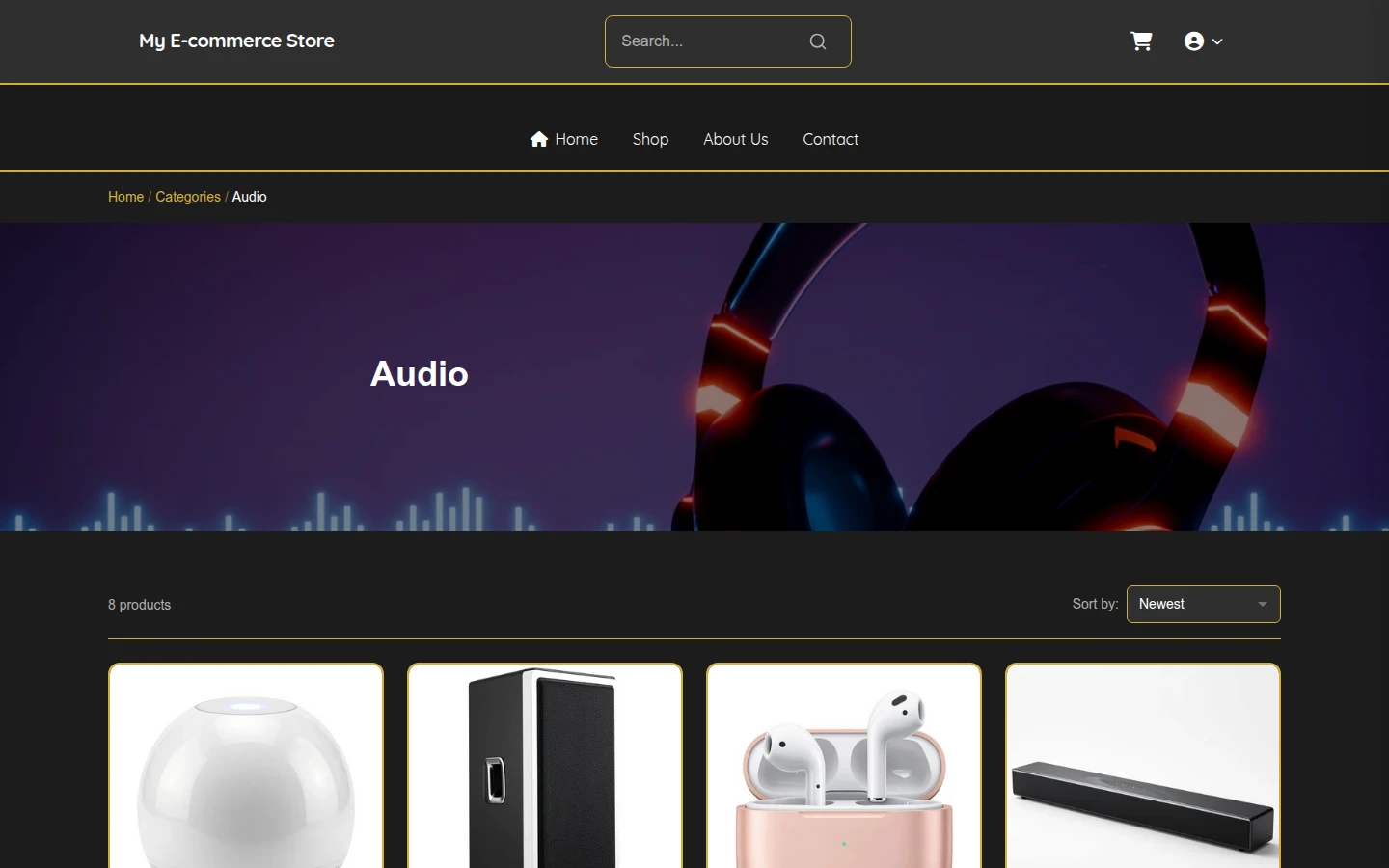Art Deco Diwali Audio Theme preview 3