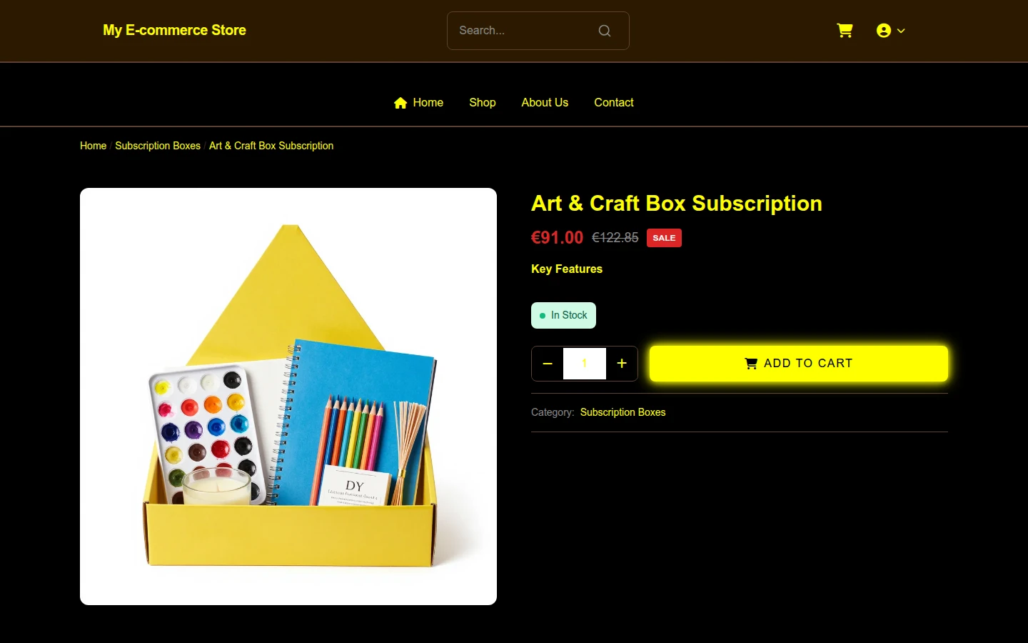 Atomic Deal Box: Mid-Century Subscription Style preview 4