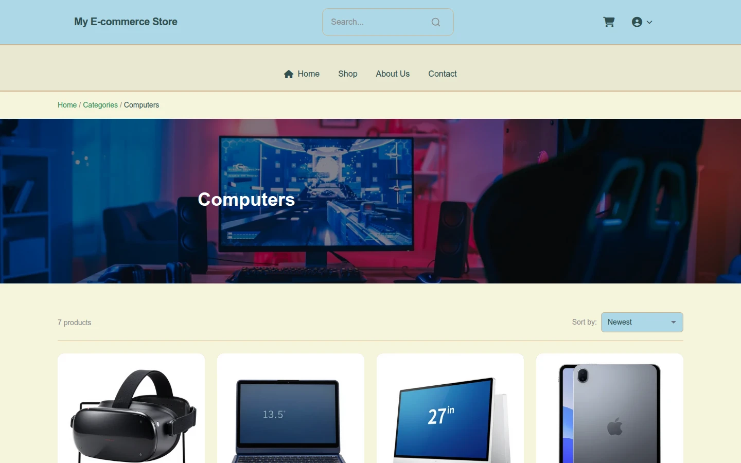 Atomic Eid: Mid-Century Computer Store Theme preview 3