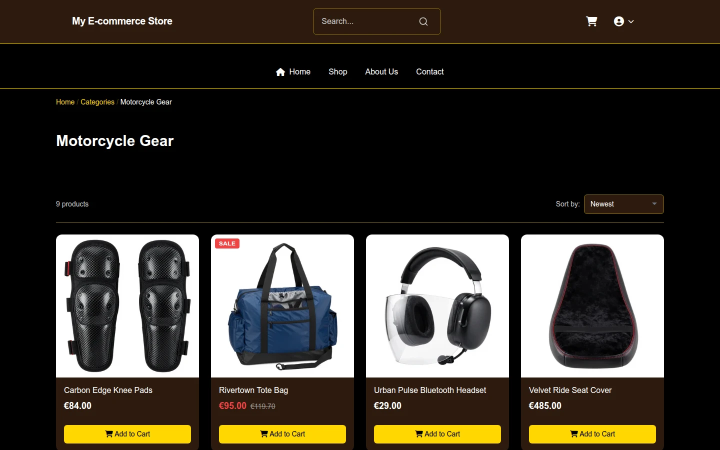 Atomic Velo: Mid-Century Black-Friday Motorcycle Gear Theme preview 3