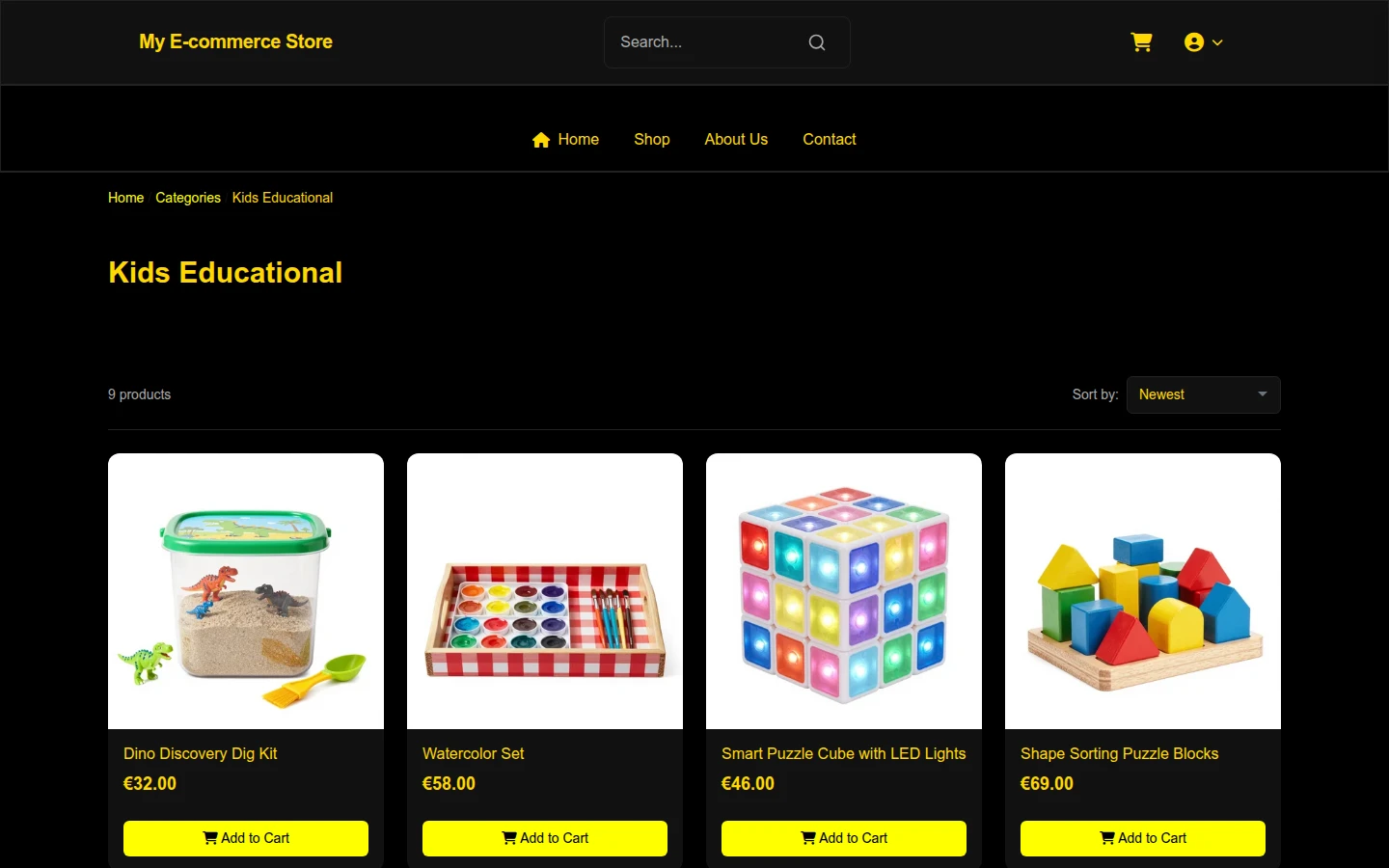 Black Friday Kids Educational Store Theme preview 3