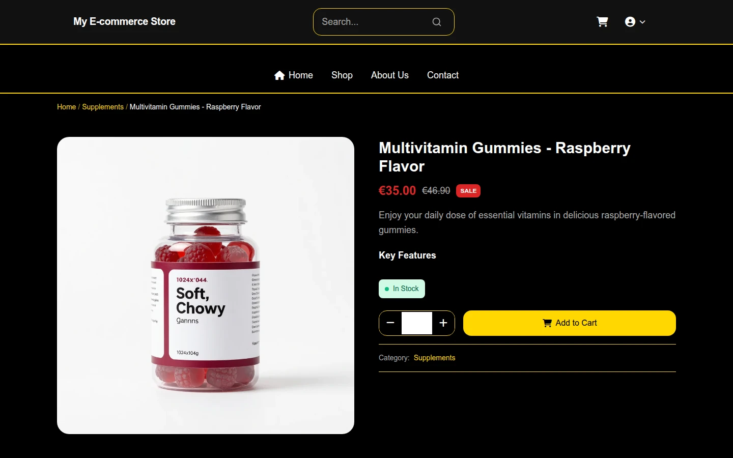 Black Friday Supplements Theme preview 4