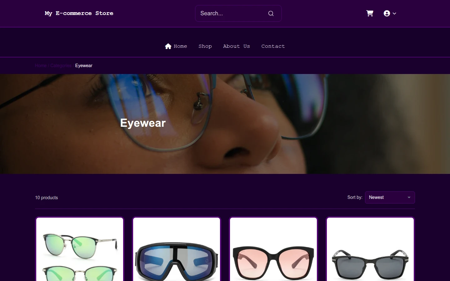 BrutalLumin: Diwali Eyewear Theme preview 3