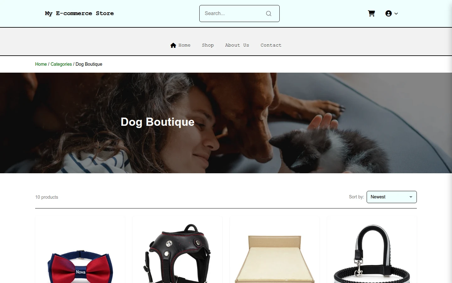 Brutalist Hari Raya Dog Boutique Theme preview 3