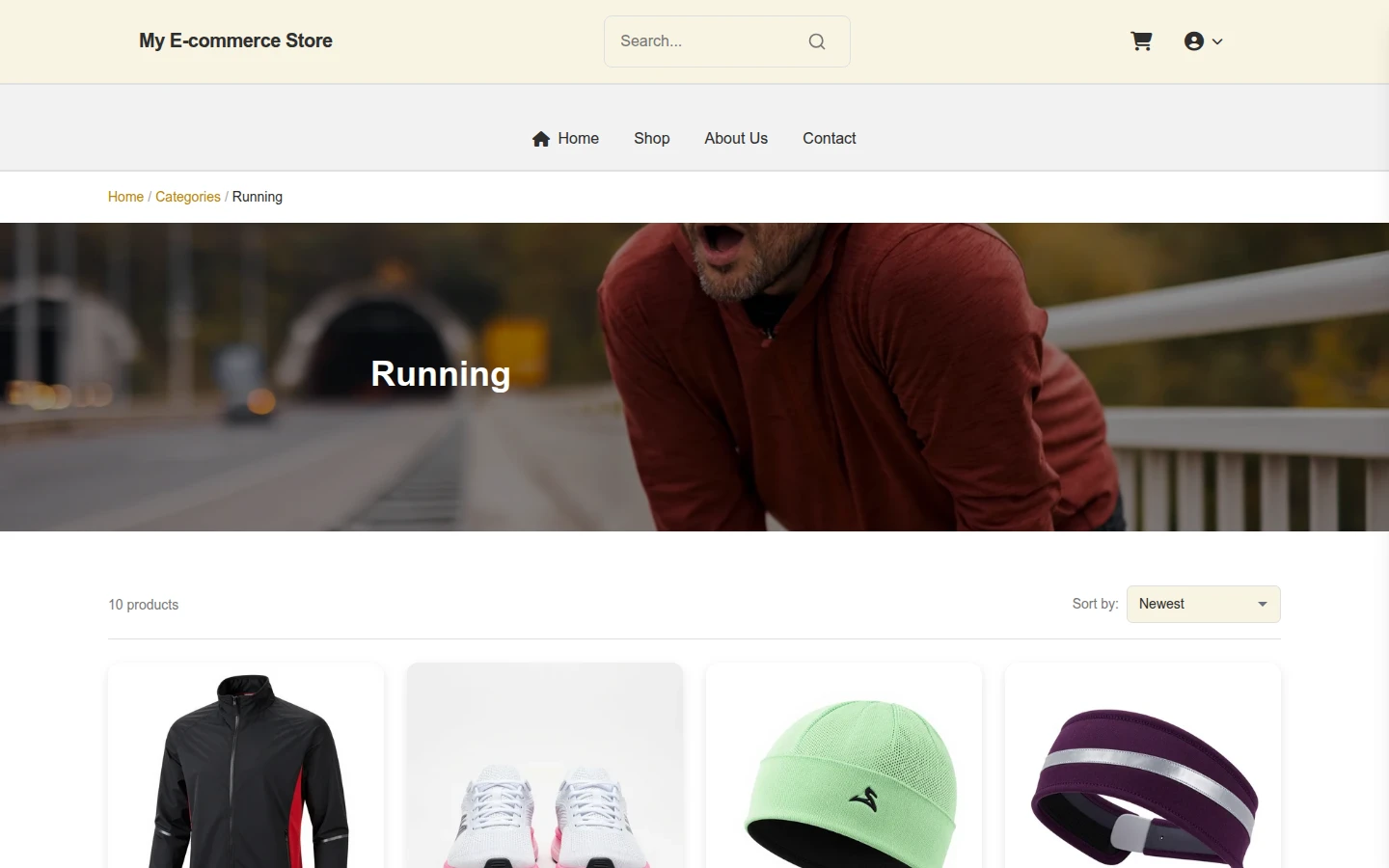 Coastal Blitz: Beachy Black-Friday Running Store Theme preview 3