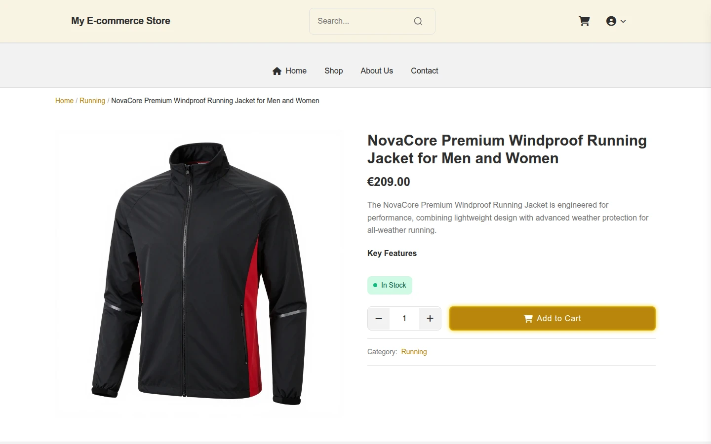 Coastal Blitz: Beachy Black-Friday Running Store Theme preview 4