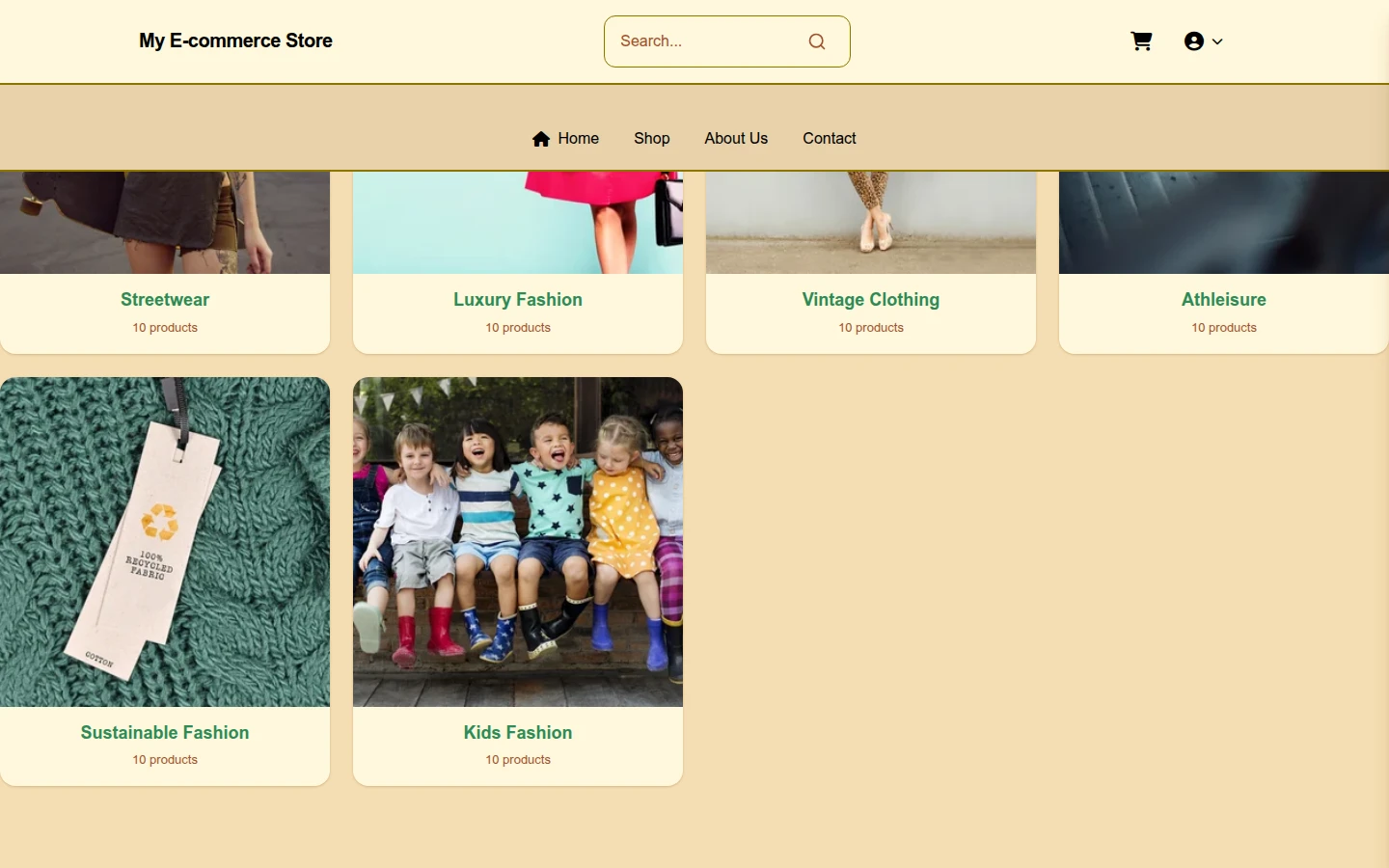 Rustic Cocoa Harvest Theme preview 2
