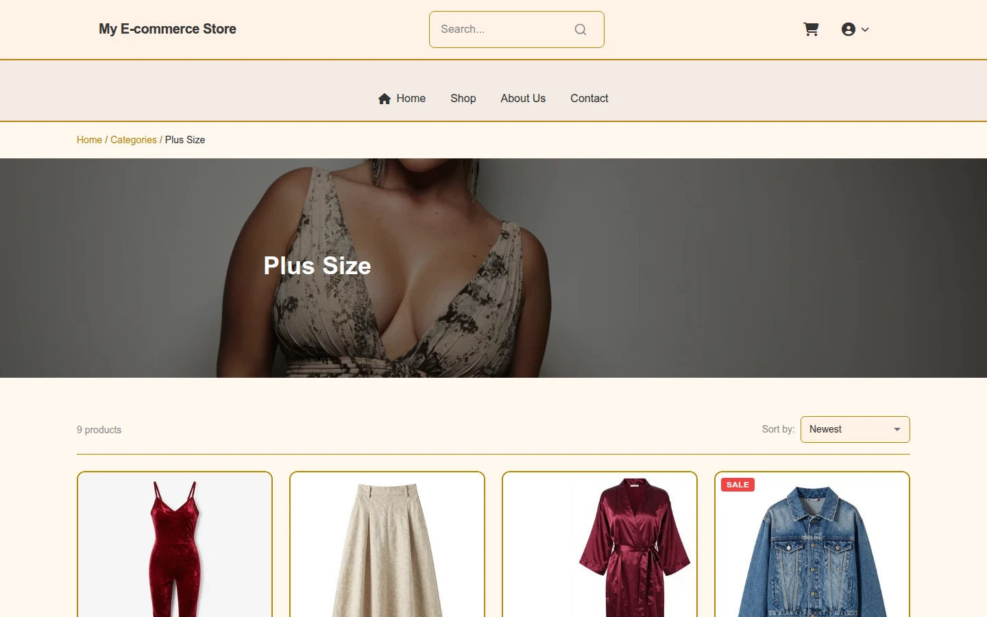 Curvy Vibes Maximalist Theme preview 3