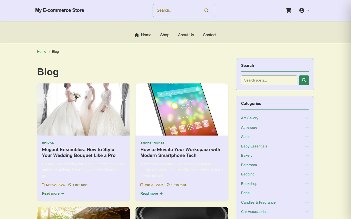Earthy Bloom Bakery Theme preview 5