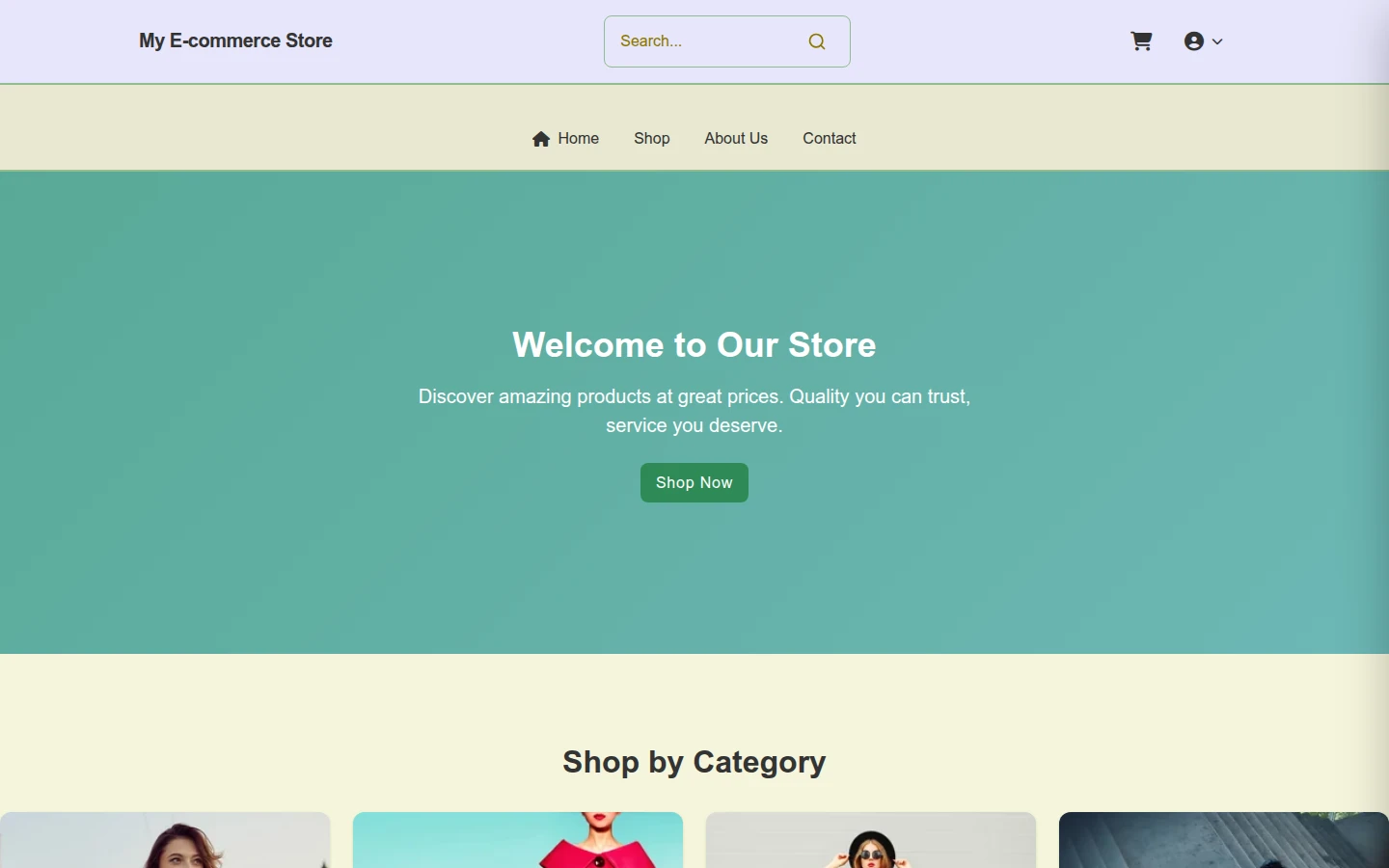 Earthy Bloom Bakery Theme preview 1