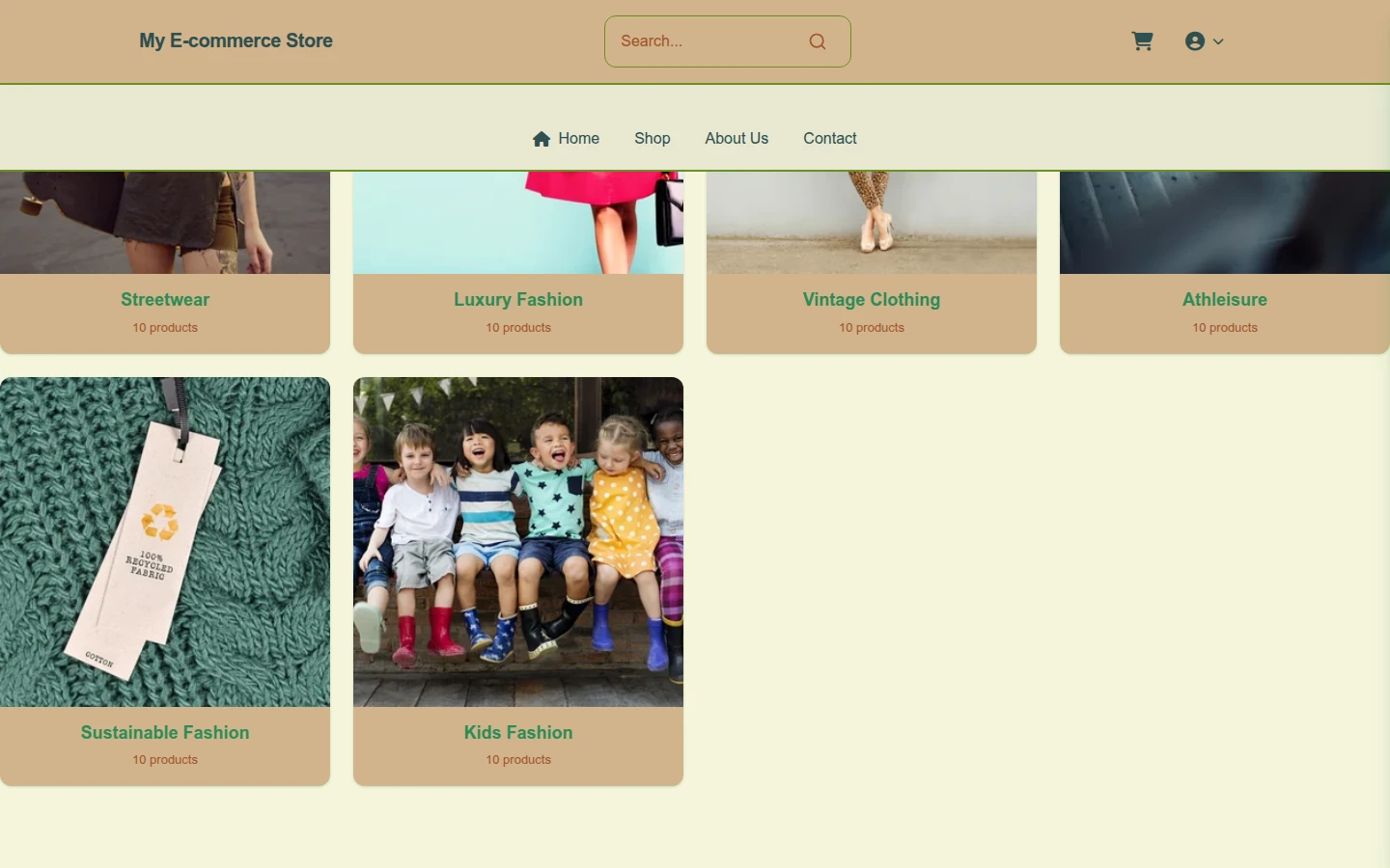 Earthy Christmas Streetwear Theme preview 2