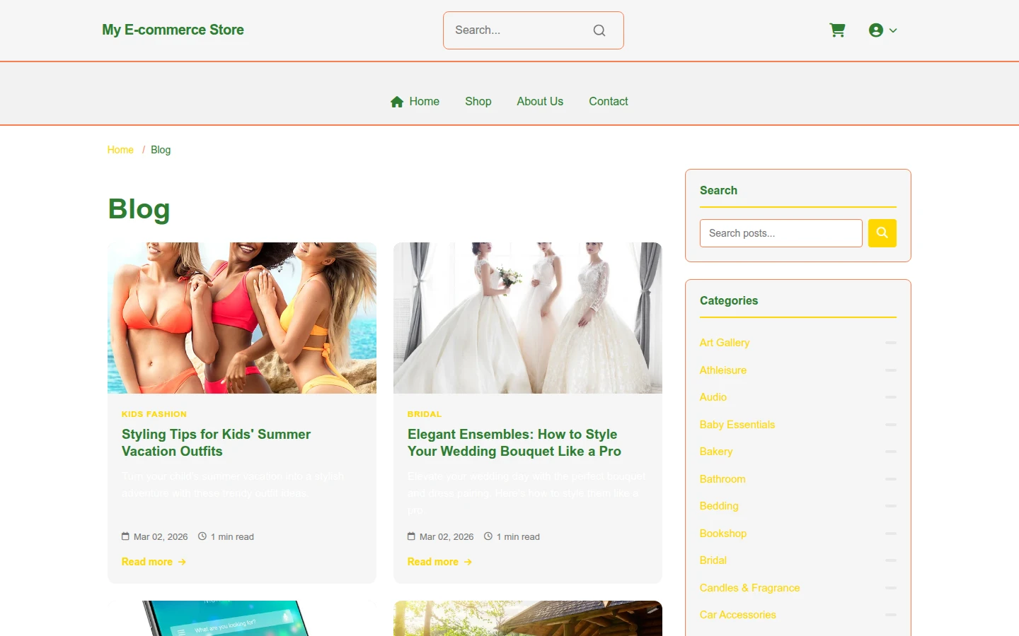 EcoBreeze Summer Sale Theme preview 4