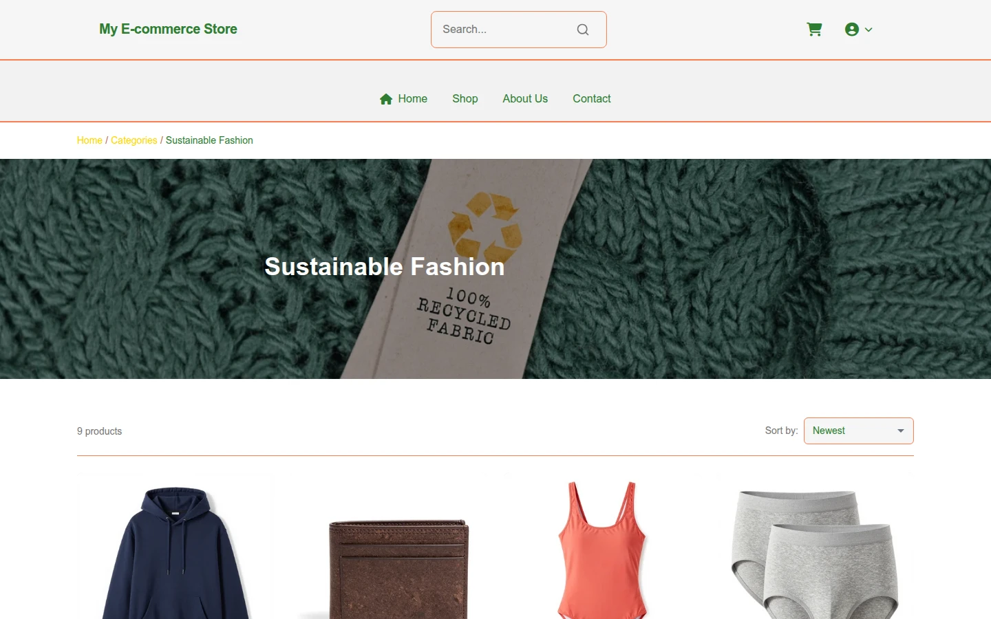 EcoBreeze Summer Sale Theme preview 3