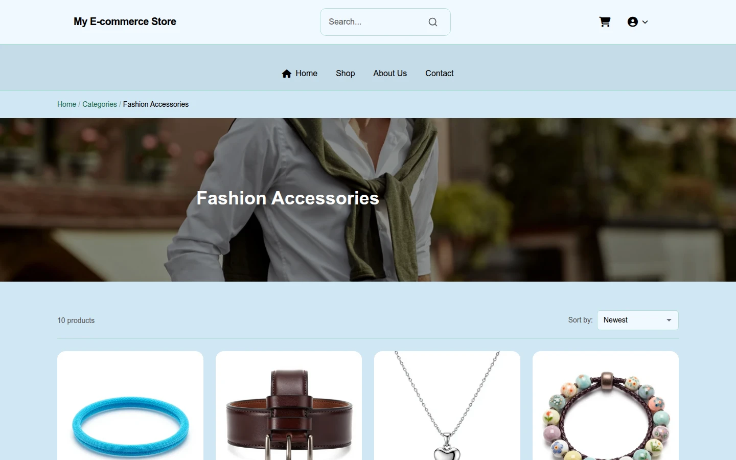 Eid Radiance: Sophisticated Fashion Accessories Theme preview 3