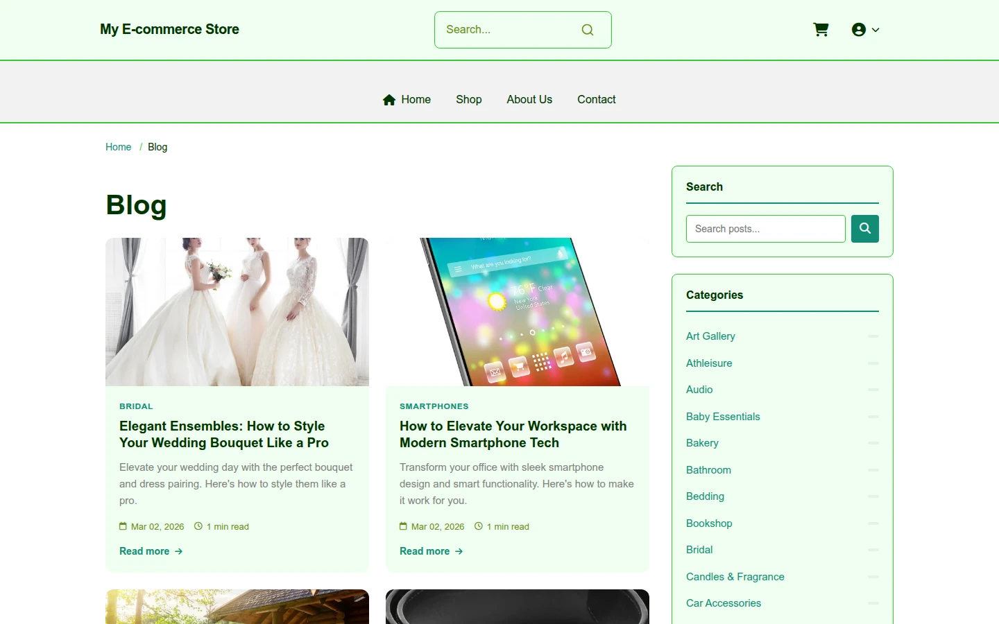 Emerald E-Shop preview 5