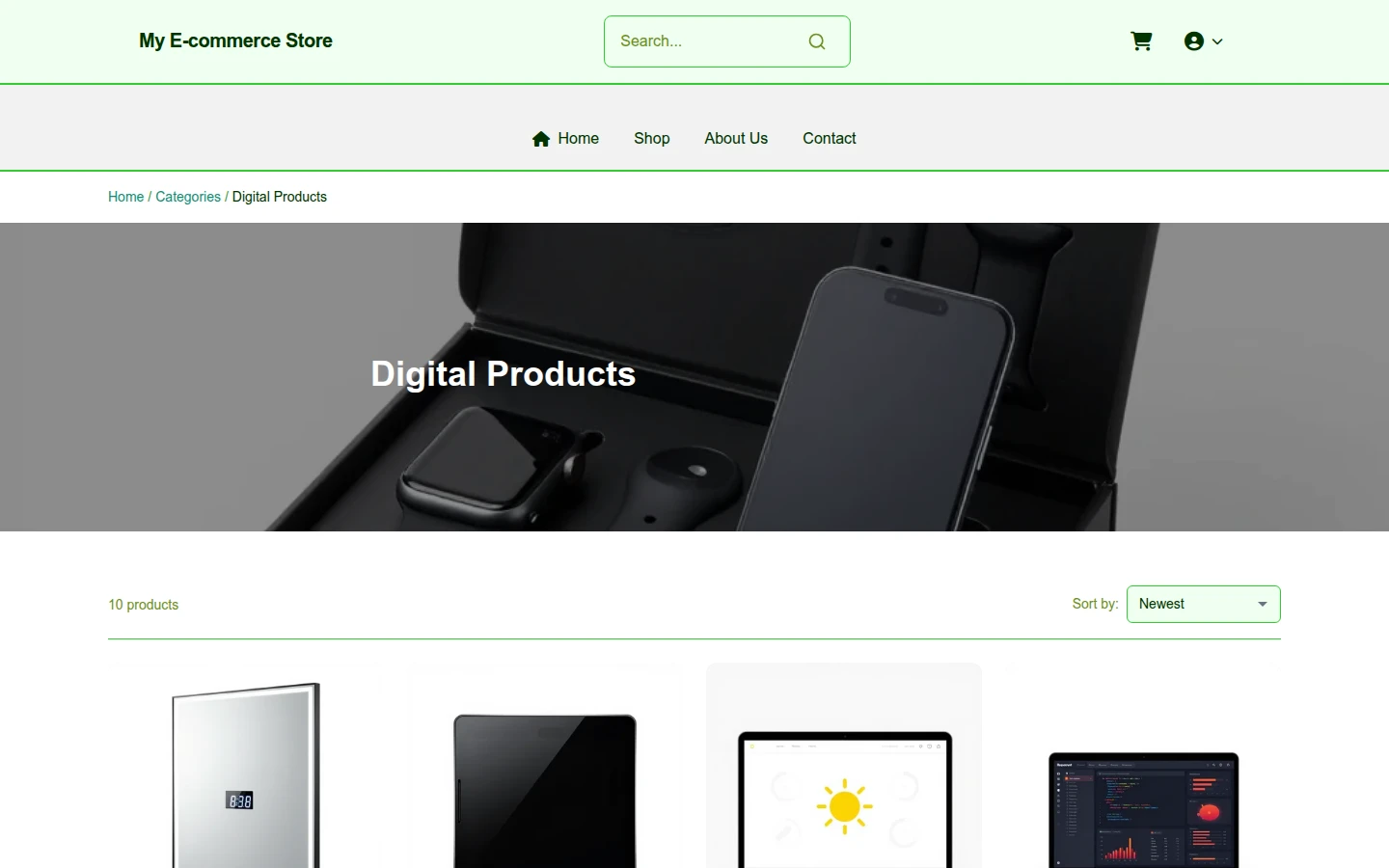Emerald E-Shop preview 3