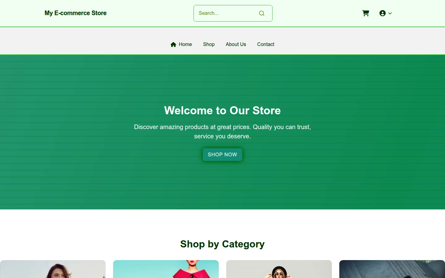 Emerald E-Shop preview 1