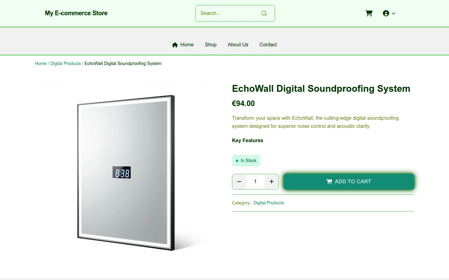 Emerald E-Shop preview 4