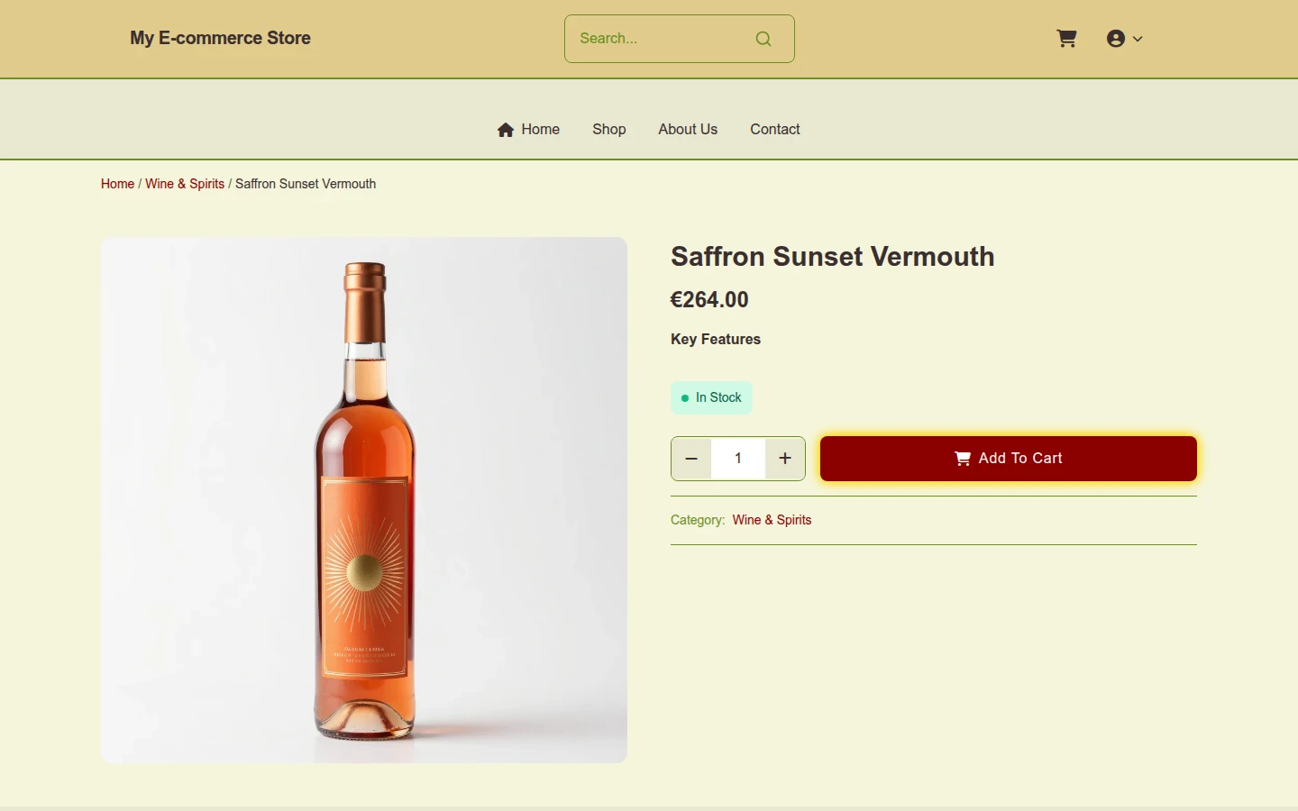 Evergreen Harvest: Organic Christmas Theme for Wine & Spirits preview 4