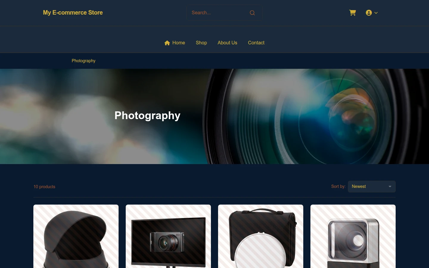 Father's Snap - Photography Store Theme preview 3