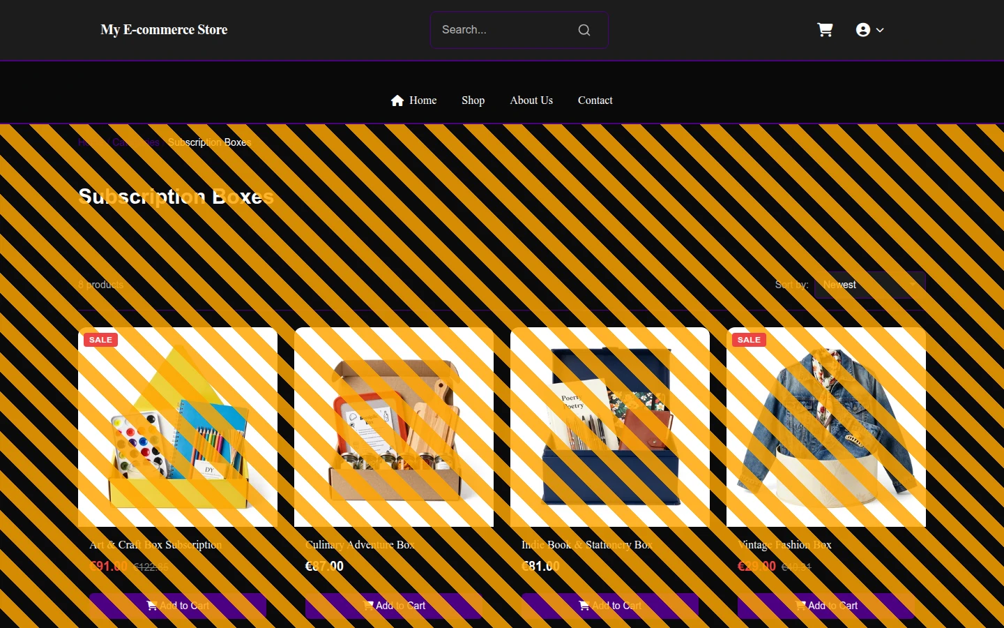 Gilded Lumina: Art Deco Diwali Subscription Box Theme preview 3