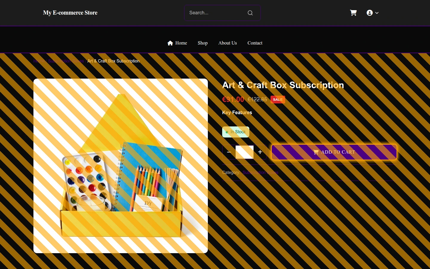 Gilded Lumina: Art Deco Diwali Subscription Box Theme preview 4