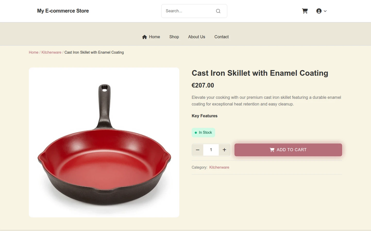 Golden Heart Valentine's Kitchenware Theme preview 4