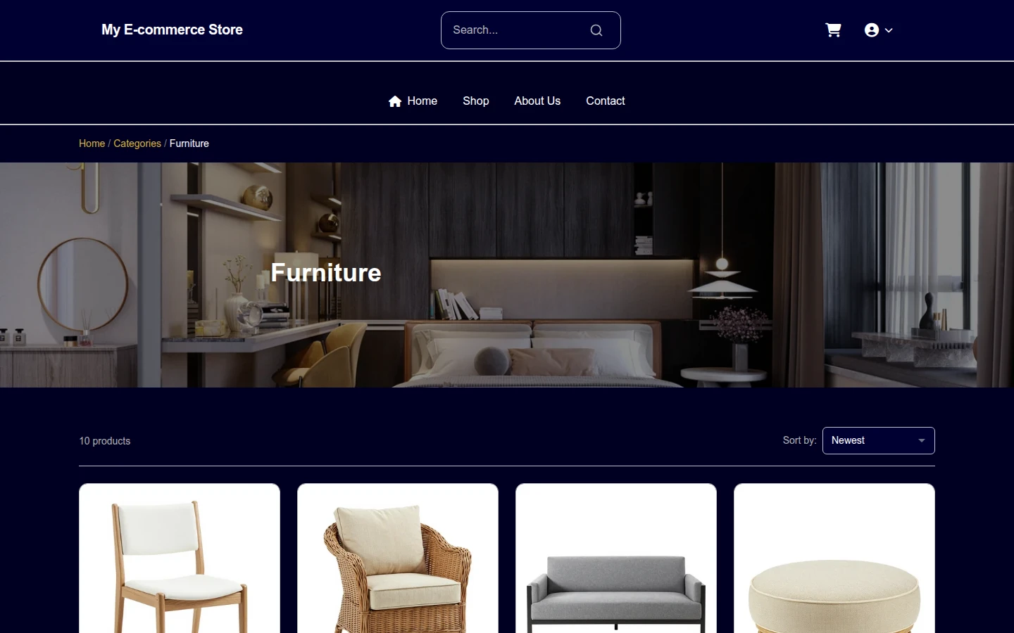 Golden New Dawn: Celebratory Furniture Theme for New Year preview 3