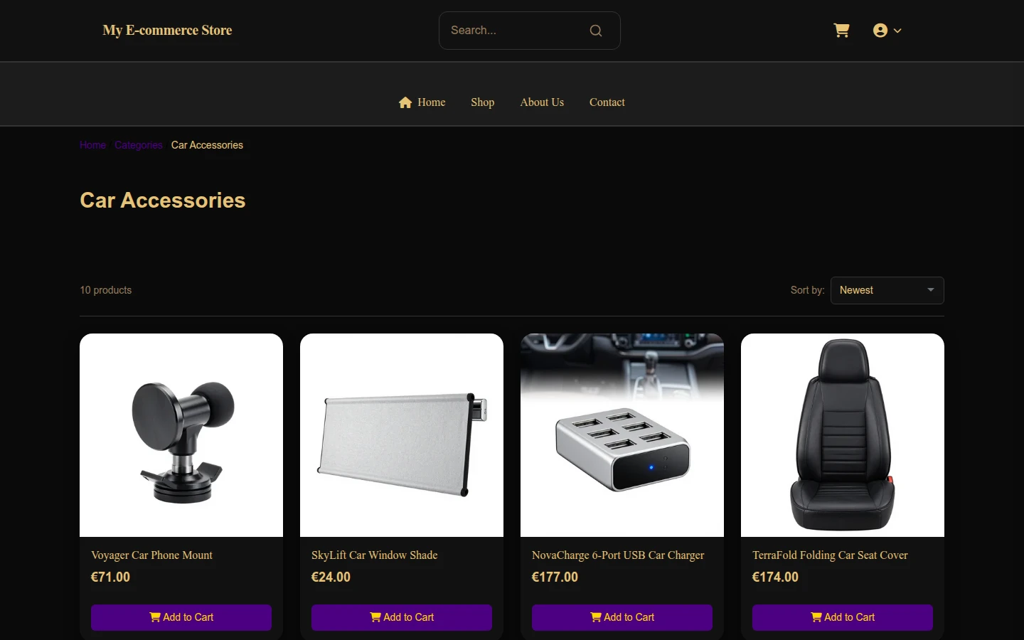 Gothic Diwali Car Accessories Theme preview 3