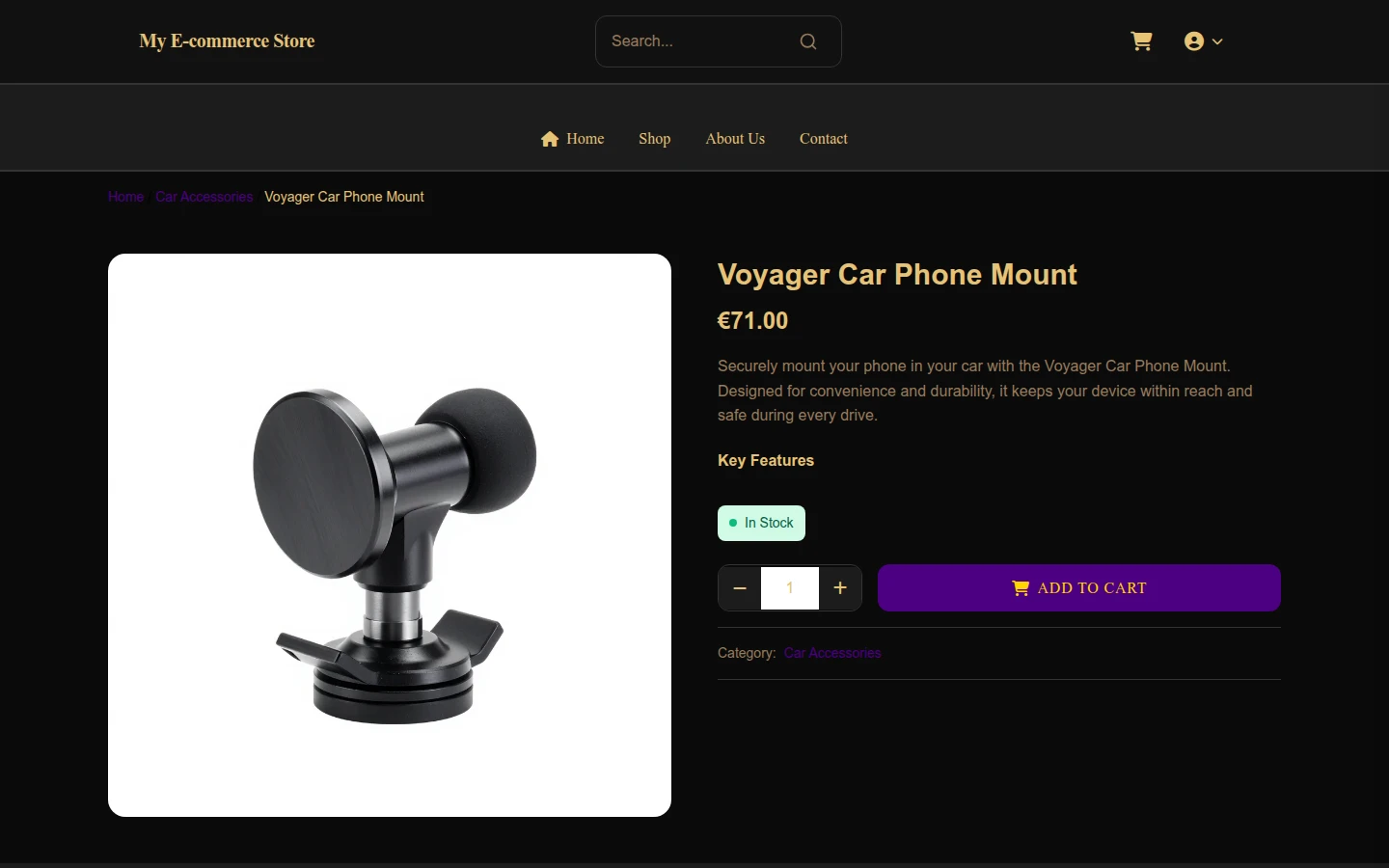 Gothic Diwali Car Accessories Theme preview 4