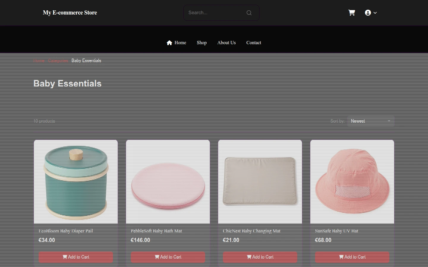 Gothic Halloween Baby Essentials preview 3