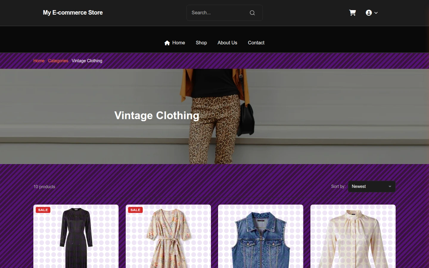 Hallowed Haute: Vintage Halloween E-Commerce Theme preview 3