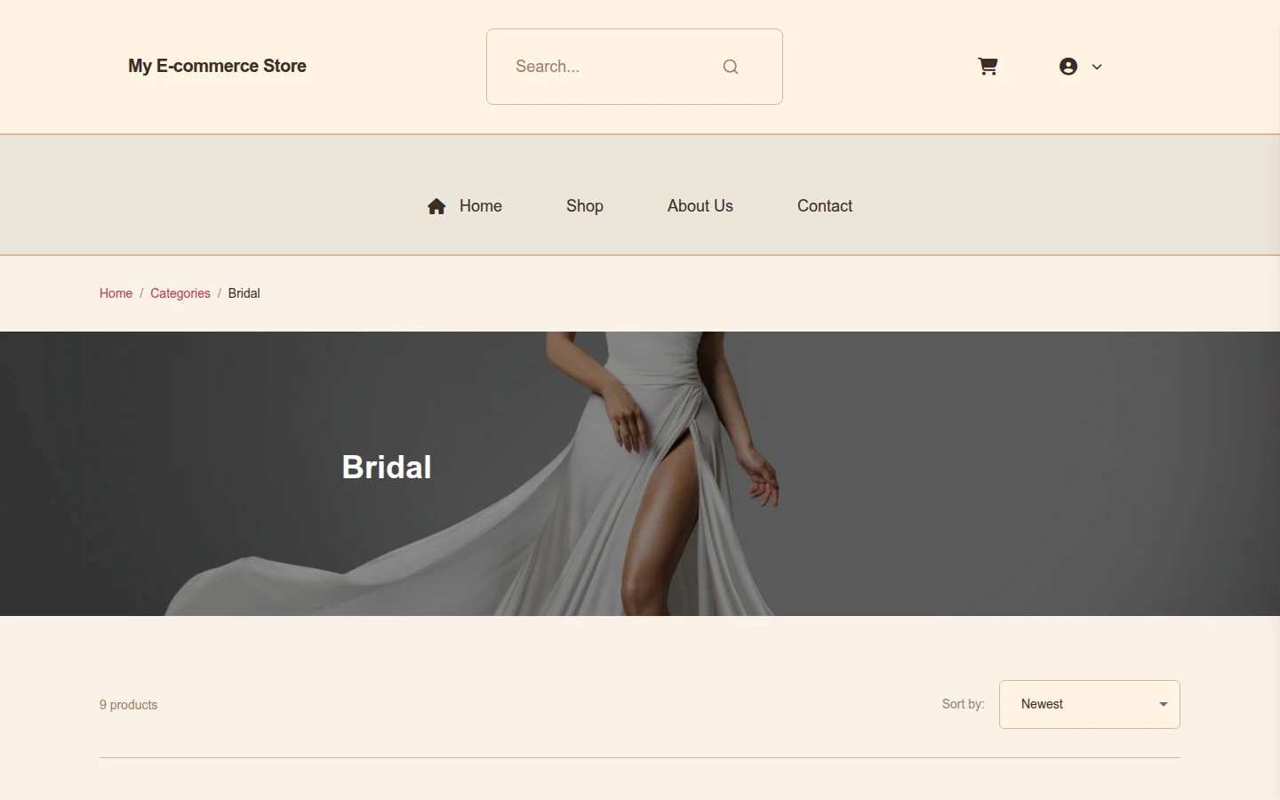 Handcrafted Heritage Bridal Theme preview 3