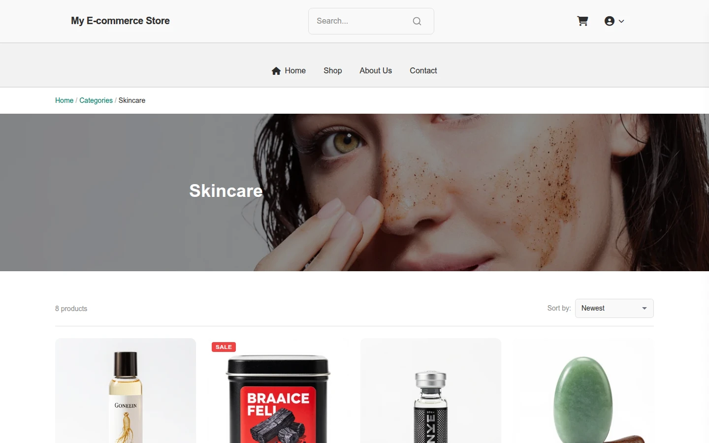 Hari Raya Minimalist Skincare Theme preview 3