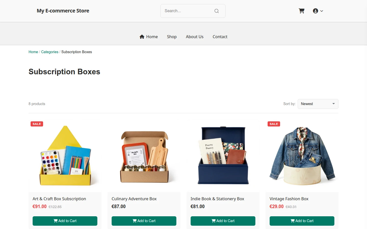 Hari Raya Subscription Box Theme preview 3