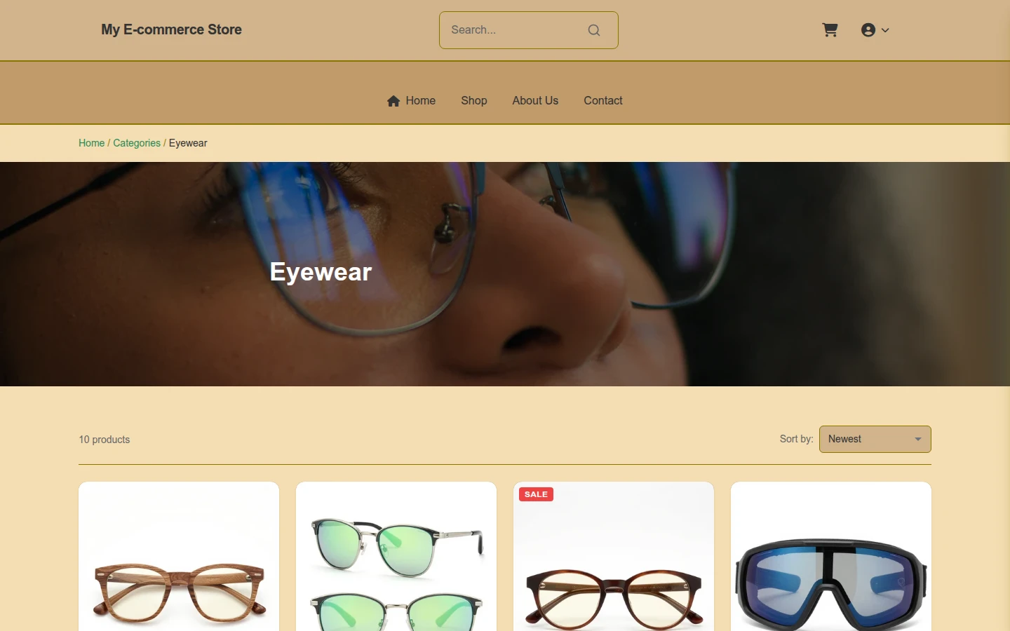 Hariraya Earth: Rustic Eyewear Theme preview 3
