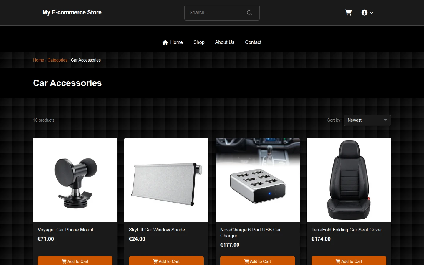 Industrial Halloween Car Accessory Theme preview 3