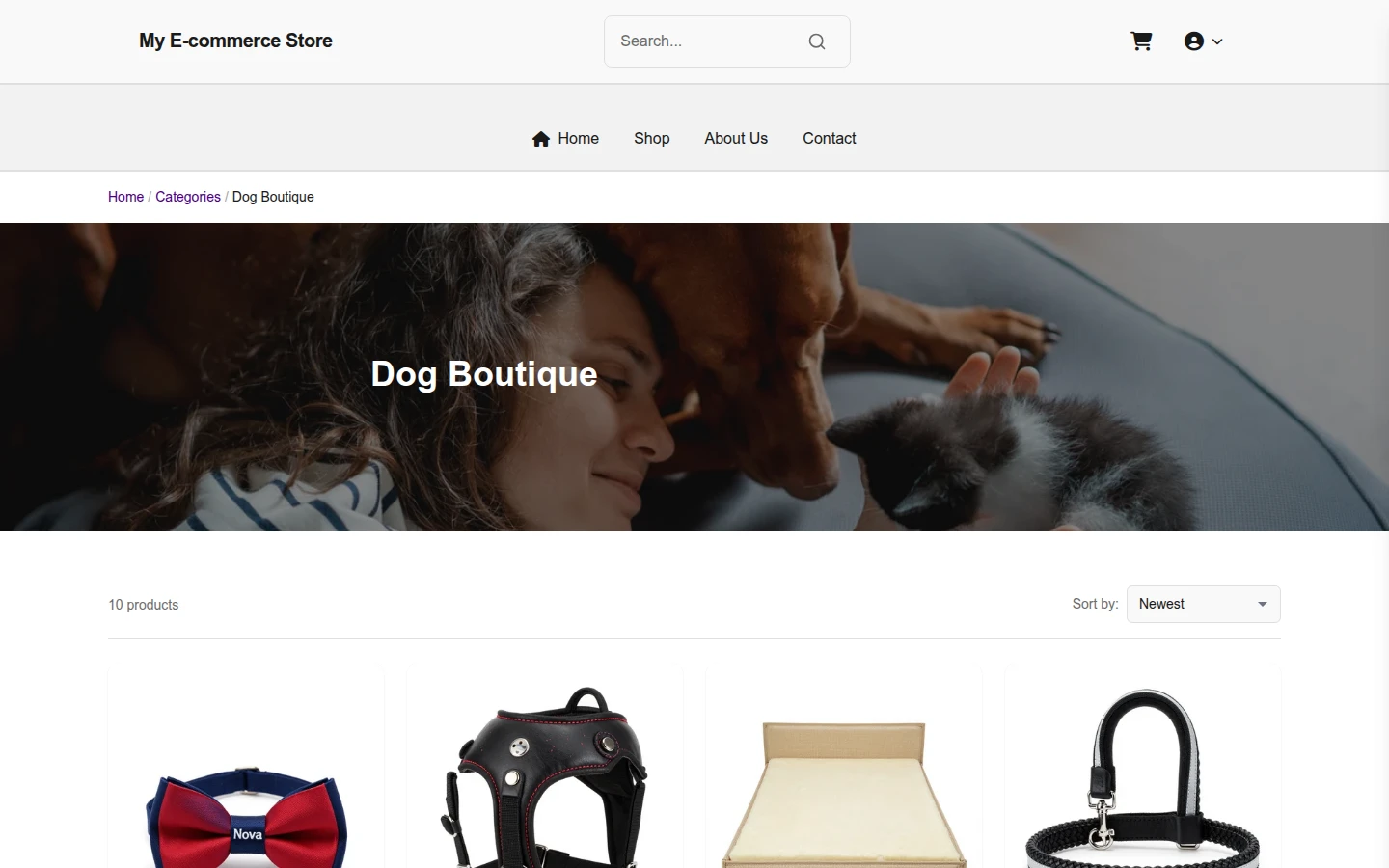 Luminous Paws: Modern Diwali Dog Boutique Theme preview 3