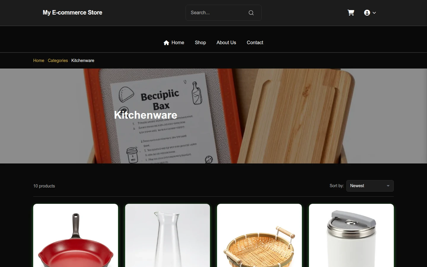 Lunar Luxe Kitchenware Theme preview 3