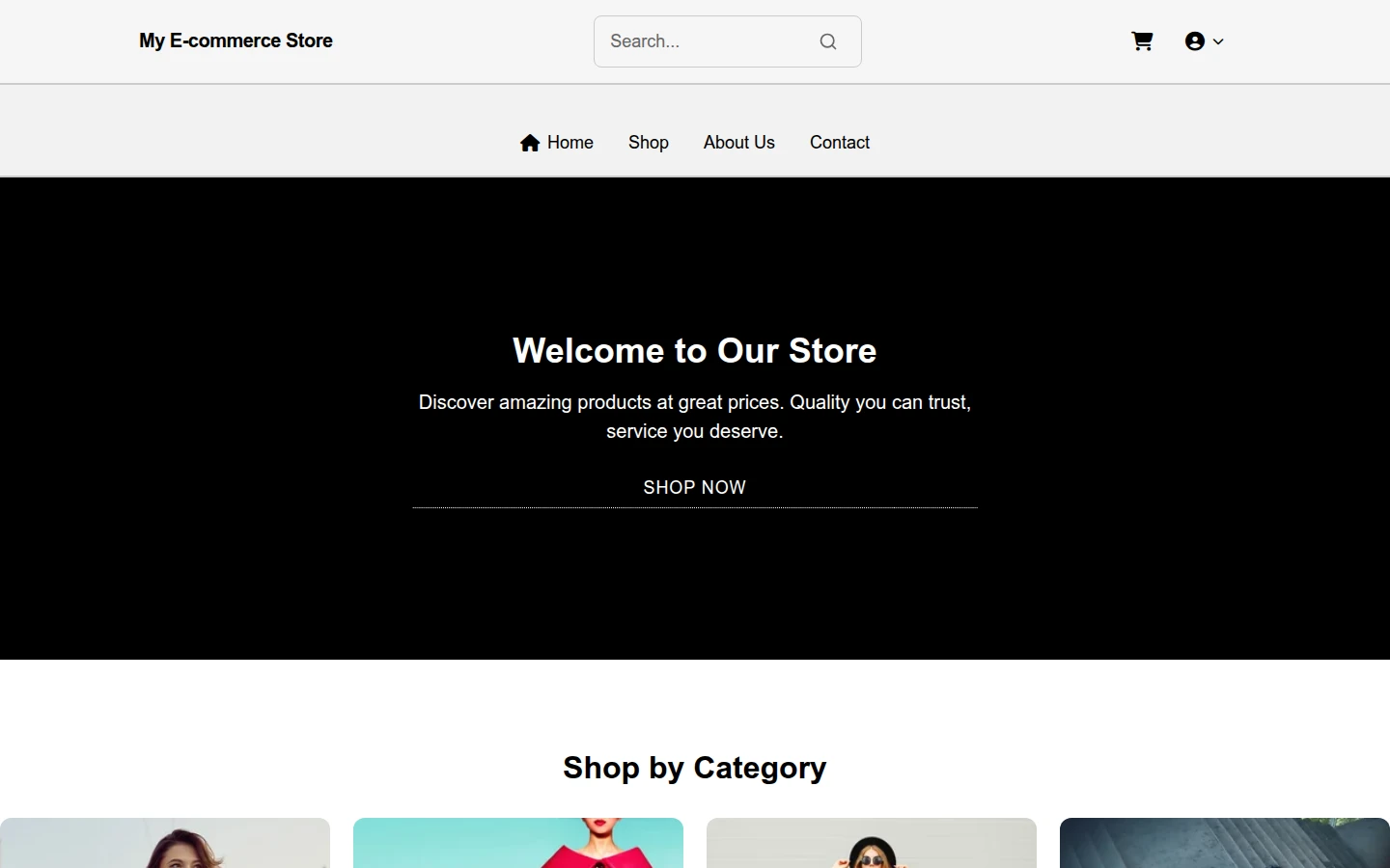 Monochrome Noir: Print-on-Demand Theme preview 1