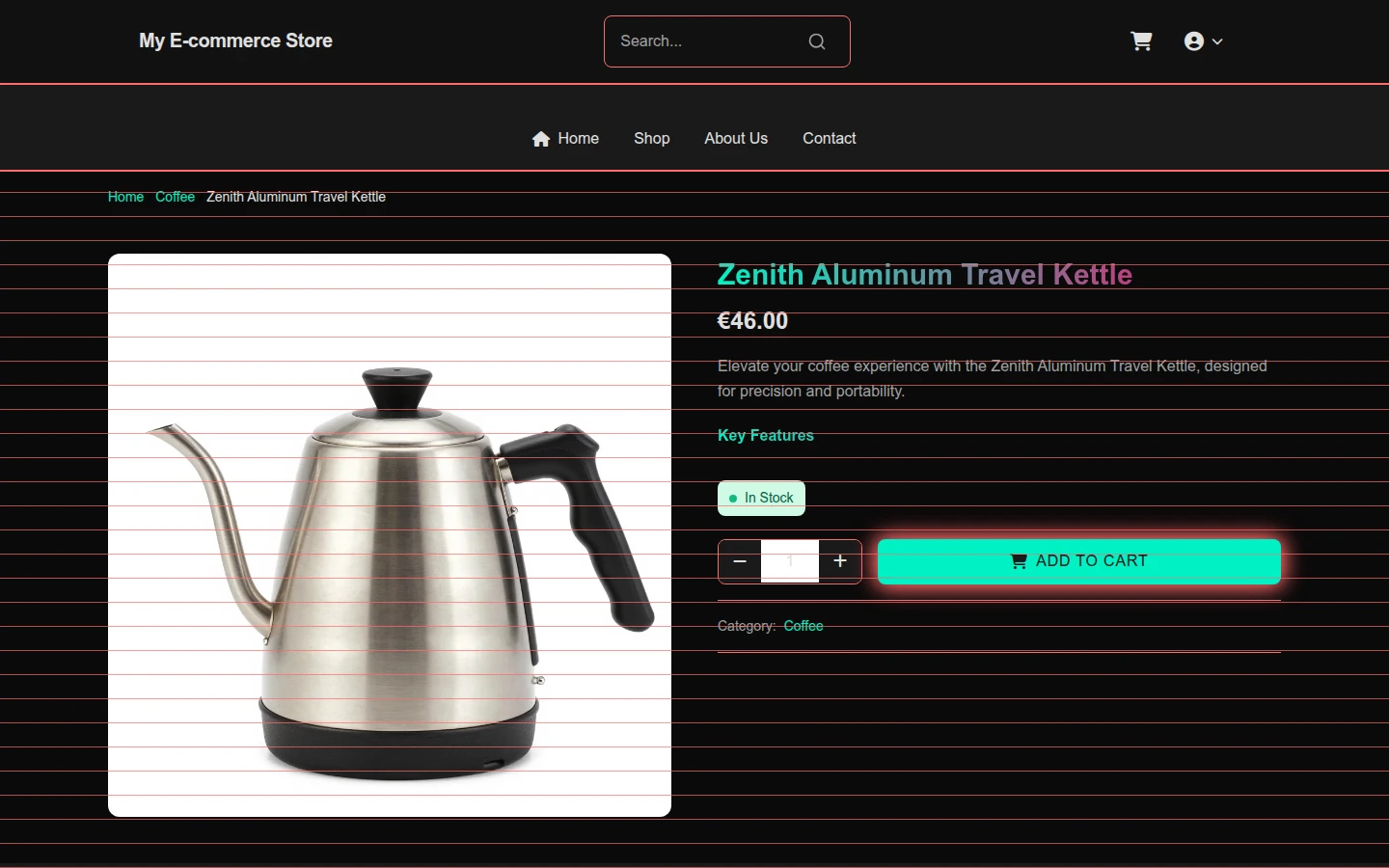 Neon Brew Cyberpunk Coffee Theme preview 4