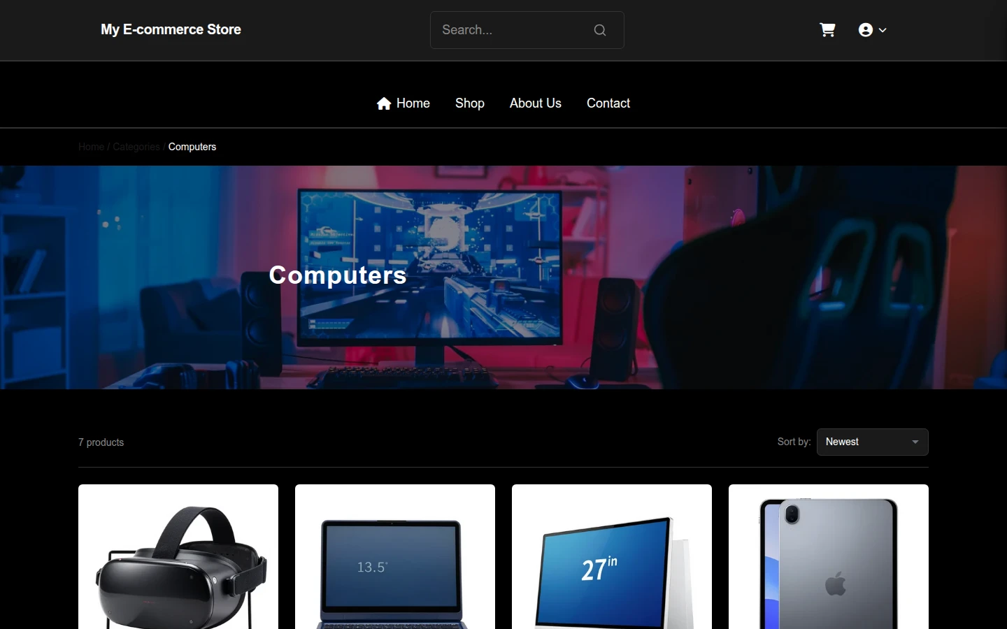 Noir Tech Monochrome preview 3