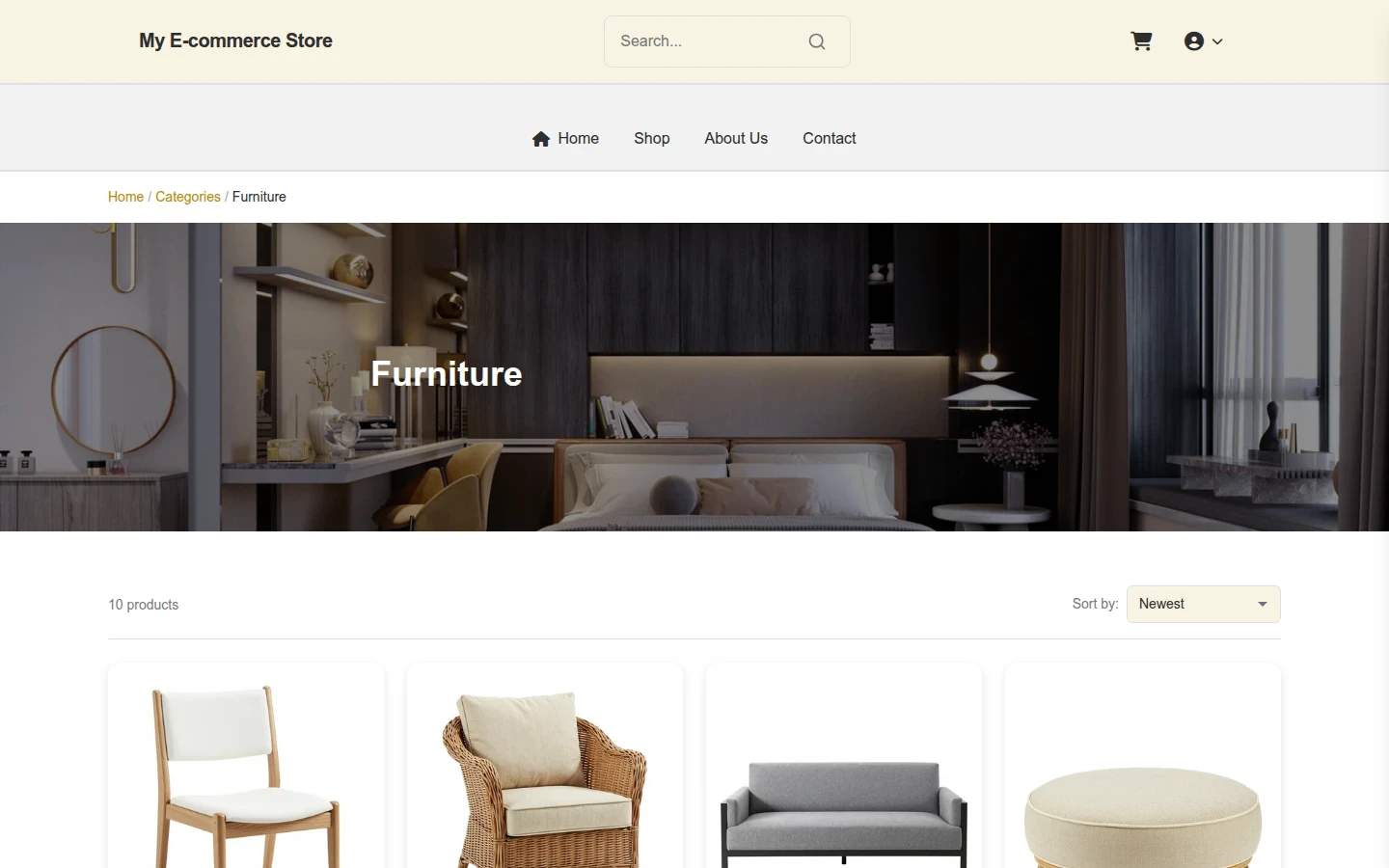 Golden Hari Raya Luxury Furniture Theme preview 3