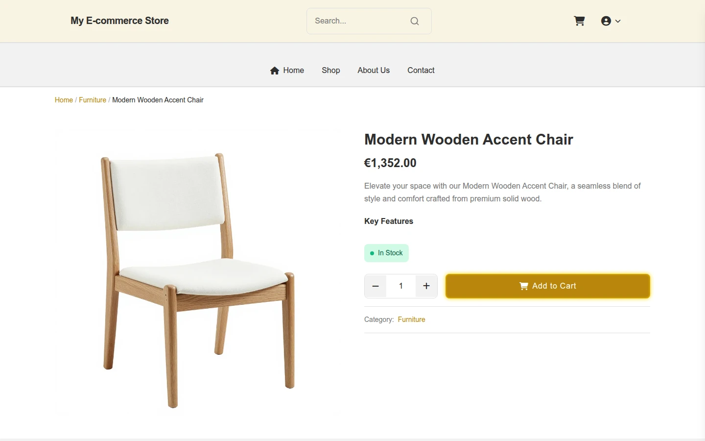 Golden Hari Raya Luxury Furniture Theme preview 4