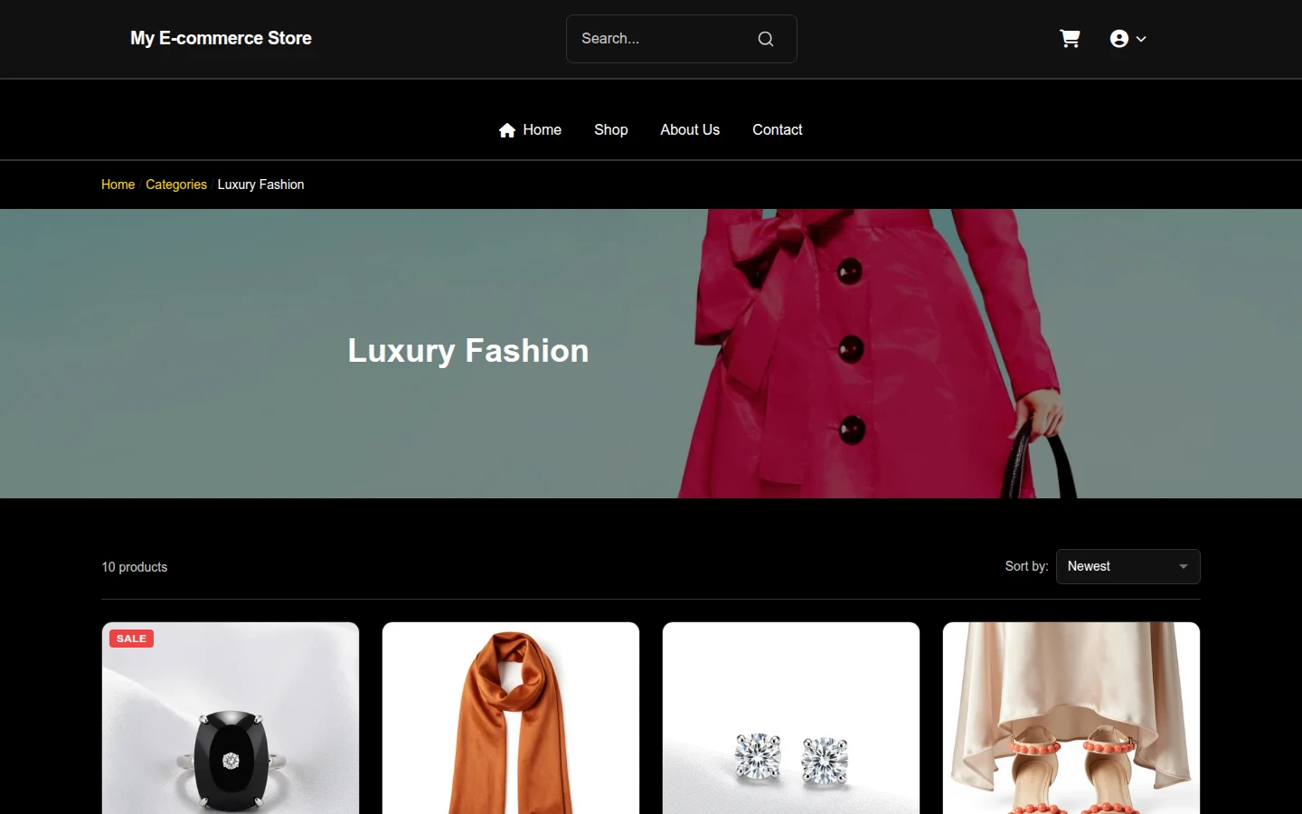 Opulent Noir: Luxury Black-Friday Theme preview 3