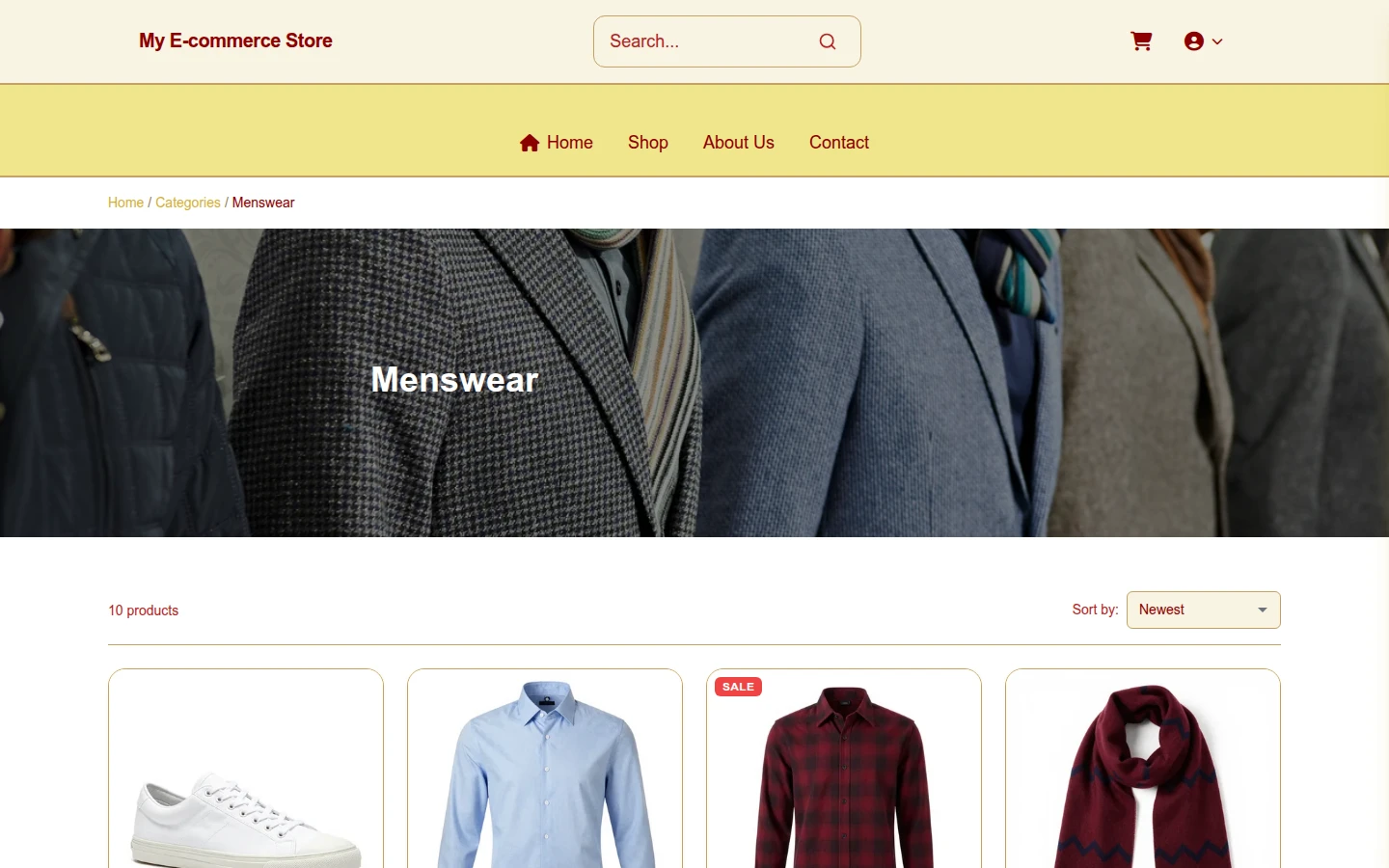 Opulent Yuletide: Luxury Christmas Menswear Theme preview 3
