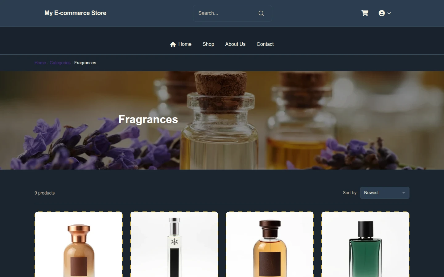 Organic Diwali Fragrance Theme preview 3