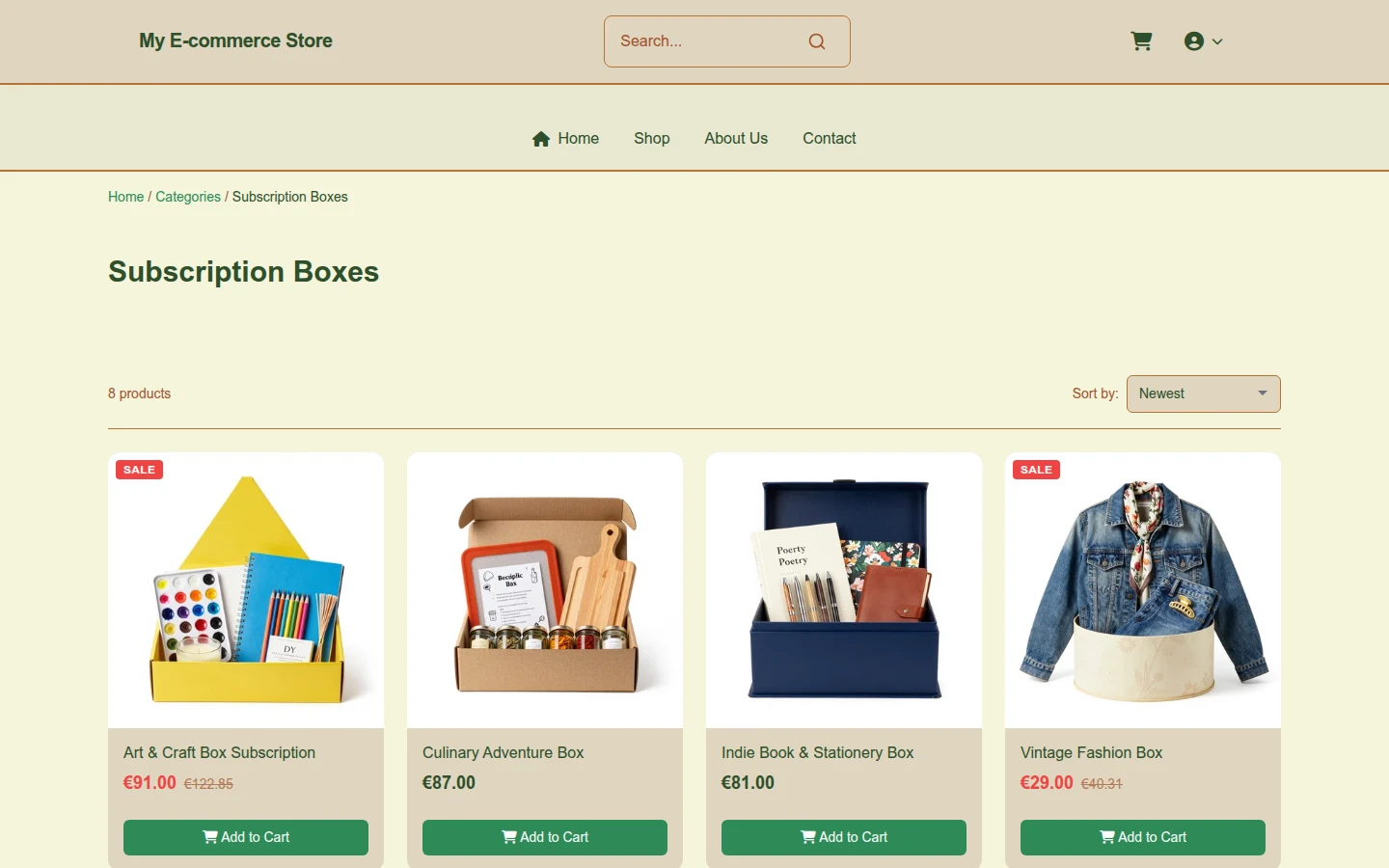 Organic Natural Subscription preview 3