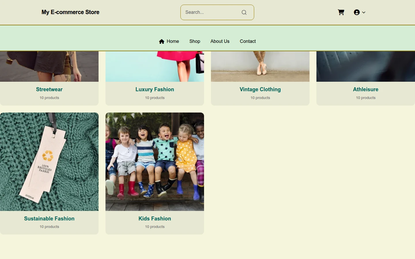 Organic Naturalearth Eyewear Theme preview 2
