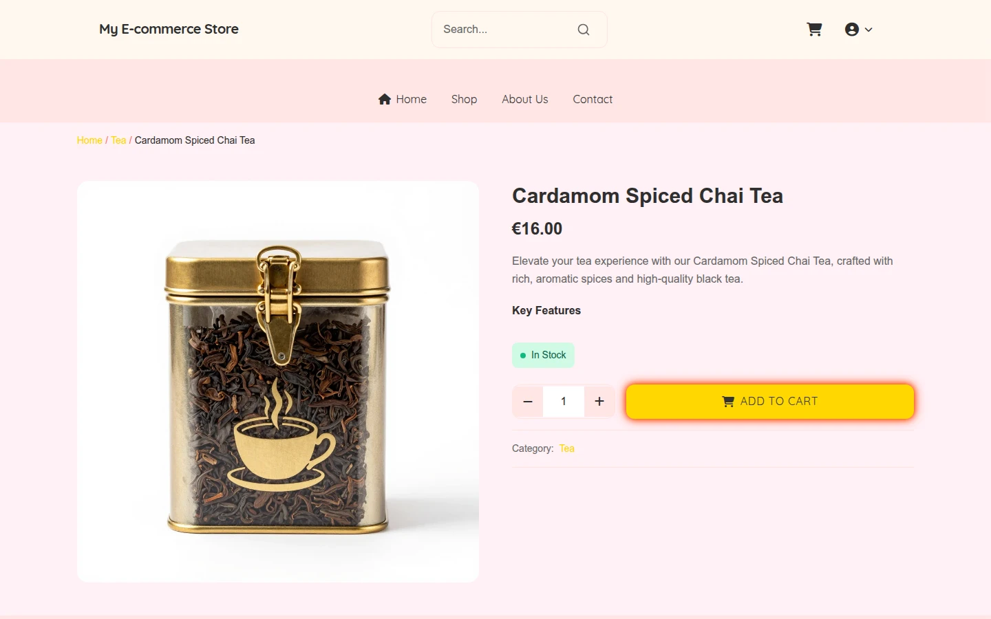 Pastel Black Friday Tea Theme preview 4